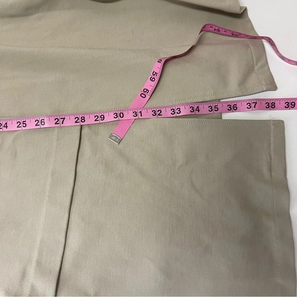 Karakorum Long Jacket Womens Size Large XL Tan Khaki Button Closure - Picture 9 of 9